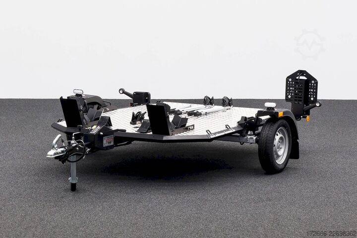 Motorcycle trailer Lorries MT-2 | FAHRRADTÄGER 240X174CM 750KG 2ER MOTORRADANHÄNGER