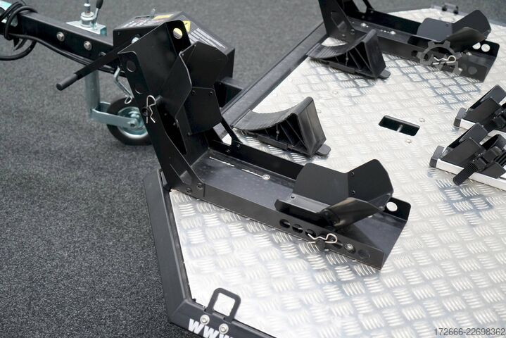 Motorcycle trailer Lorries MT-2 | FAHRRADTÄGER 240X174CM 750KG 2ER MOTORRADANHÄNGER
