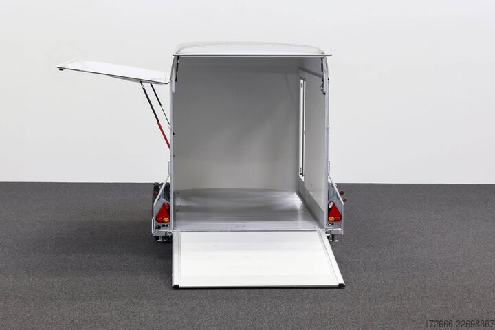 Box trailer Debon CHEVAL LIBERTE DEBON C400 WABENKERN ROADSTER SCHWARZ +SEITENKLAPPE LINKS +SEITENTÜR