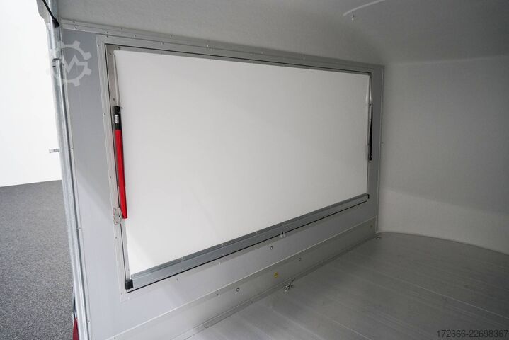 Box trailer Debon CHEVAL LIBERTE DEBON C400 WABENKERN ROADSTER SCHWARZ +SEITENKLAPPE LINKS +SEITENTÜR