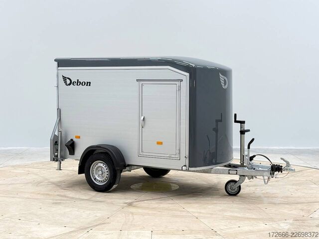 Box trailer Debon CHEVAL LIBERTE DEBON C255 V2 ALU 1300 KG | IRON GREY +SEITENTÜR