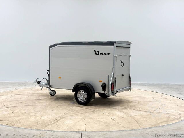 Box trailer Debon CHEVAL LIBERTE DEBON C255 V2 ALU 1300 KG | IRON GREY +SEITENTÜR