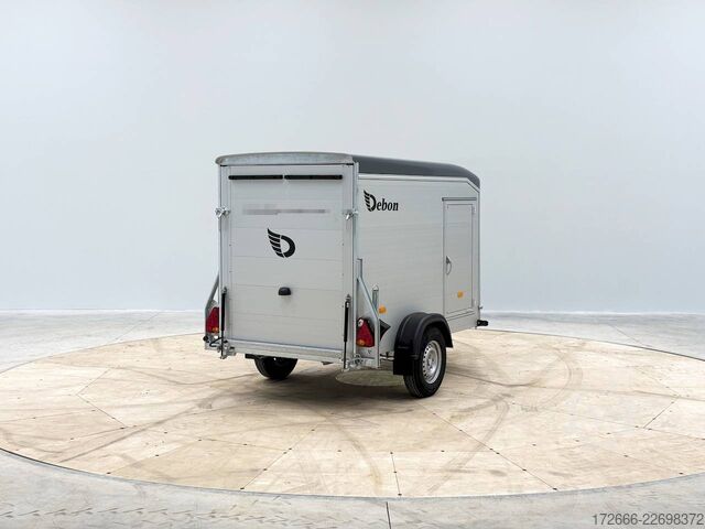 Box trailer Debon CHEVAL LIBERTE DEBON C255 V2 ALU 1300 KG | IRON GREY +SEITENTÜR