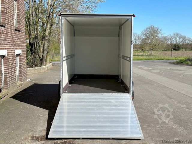 Box trailer Vezeko TK C 27.40 | BLACK | RAMPE | SEITENTÜR 405X184X205CM 2700KG AERO KOFFERANHÄNGER