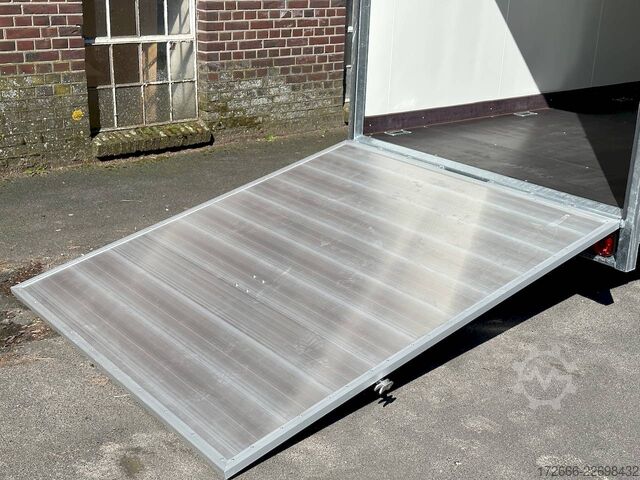 Box trailer Vezeko TK C 27.40 | BLACK | RAMPE | SEITENTÜR 405X184X205CM 2700KG AERO KOFFERANHÄNGER