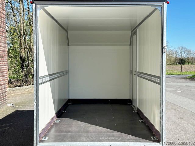 Box trailer Vezeko TK C 27.40 | BLACK | RAMPE | SEITENTÜR 405X184X205CM 2700KG AERO KOFFERANHÄNGER