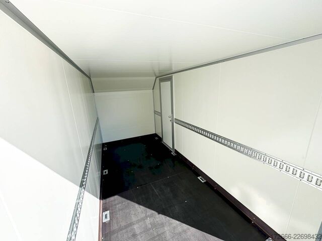 Box trailer Vezeko TK C 27.40 | BLACK | RAMPE | SEITENTÜR 405X184X205CM 2700KG AERO KOFFERANHÄNGER