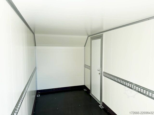 Box trailer Vezeko TK C 27.40 | BLACK | RAMPE | SEITENTÜR 405X184X205CM 2700KG AERO KOFFERANHÄNGER