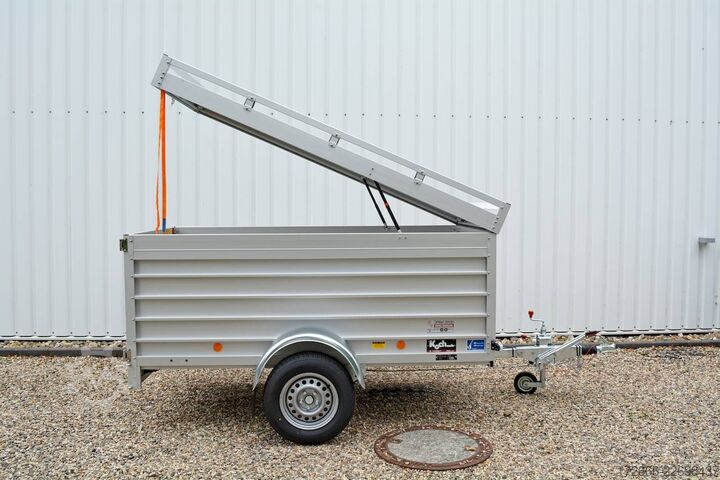 Deckelanhänger Koch-Anhänger 4.13 | ALUBODEN 250X125X95CM 1300KG | TÜR | 3XBWE | DECKELANHÄNGER