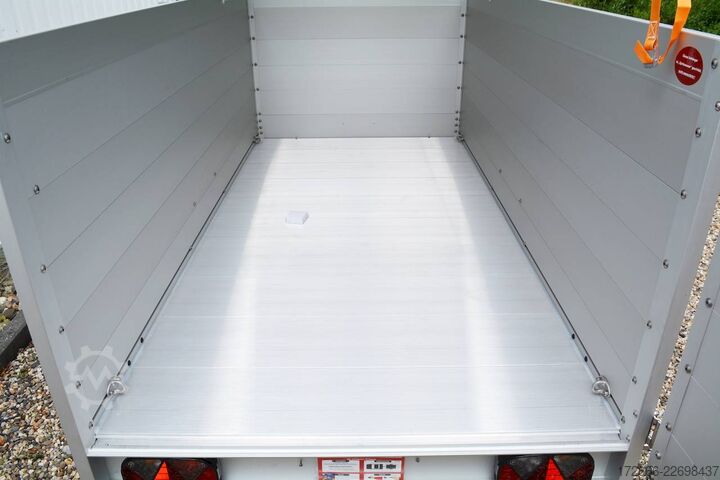 Deckelanhänger Koch-Anhänger 4.13 | ALUBODEN 250X125X95CM 1300KG | TÜR | 3XBWE | DECKELANHÄNGER