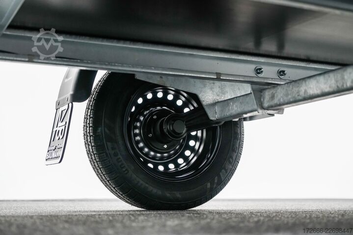Box trailer Debon CHEVAL LIBERTE DEBON C255 V2 ALU 750 KG | SCHWARZ +SEITENTÜR