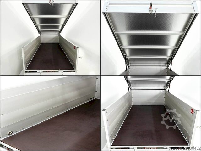  Koch-Anhänger U4 250X125X65CM 750KG | 1XBWE | DECKELANHÄNGER