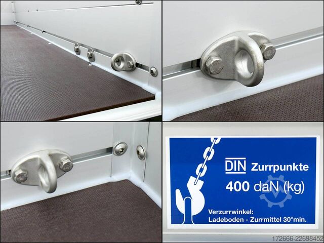  Koch-Anhänger U4 250X125X65CM 750KG | 1XBWE | DECKELANHÄNGER