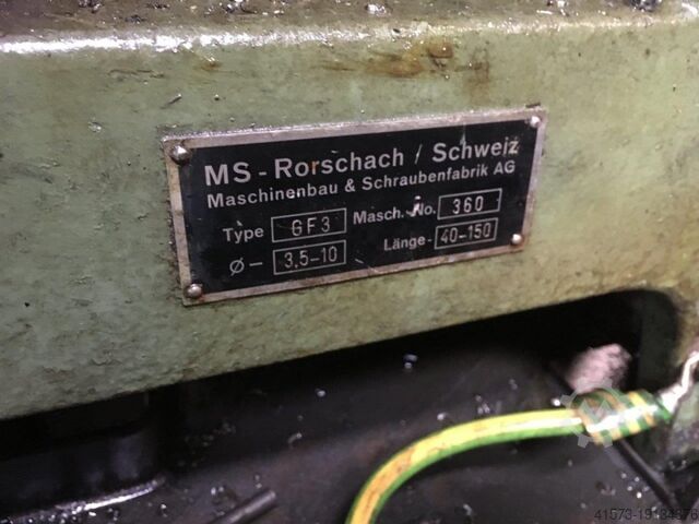 Finishing lathe RORSCHACH GF3