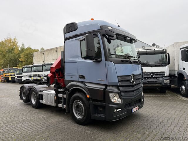 Heavy-duty truck Mercedes-Benz Actros 2548 LS 6X2 Kran HMF 3220 bis 16 Meter