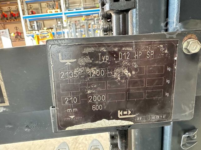 S+UVV 03/27 Elektro 6.200 h Linde D 12HPSP