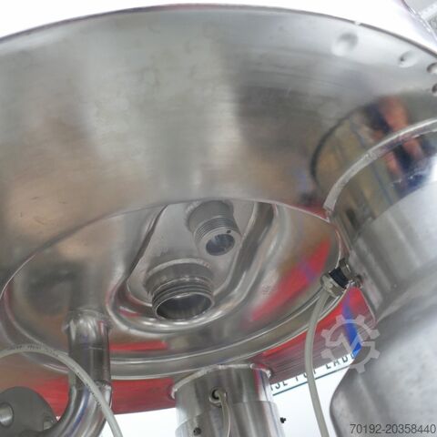 198 Liter heiz-/kühlbarer Druckbehälter aus V4A mit Propellerrührwerk Bioengineering B0056