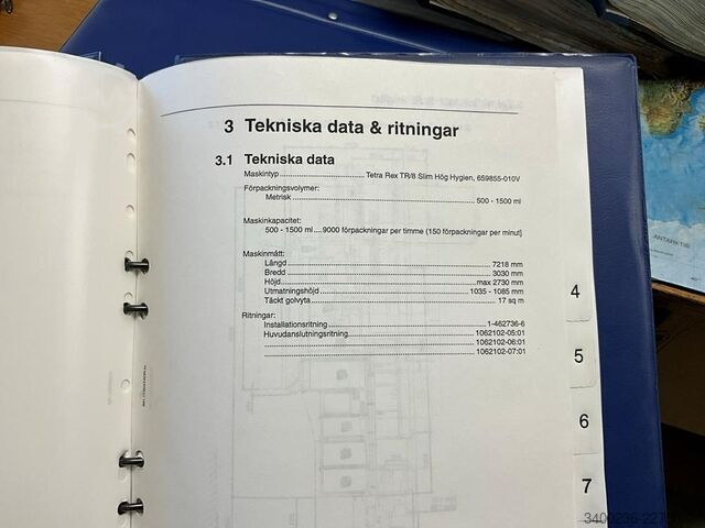 1998 Tetra pak TR/8 SLIM HH Aseptic filling machine Tetra Pak TR/8 SLIM HH
