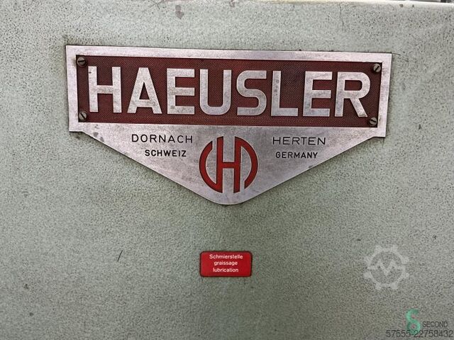 Plate rolling machines  Haeusler 1974 Haeusler 