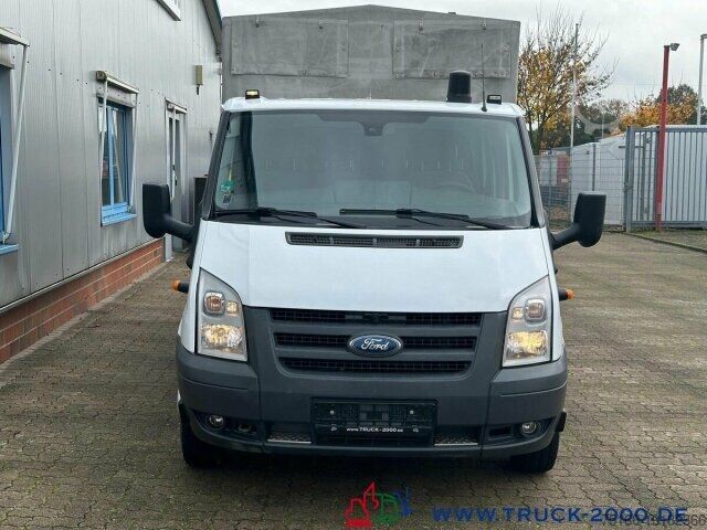 Transporter mit Pritsche & Plane Ford Transit FT 460 DoKa 7 Sitzer Nur 65.623KM 1.Hand