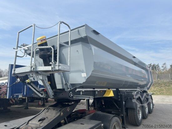 Kipper Auflieger SCHWARZMüLLER STAHLRUNDMULDE 25 M³, LIFTACHSE, ROLLPLANE, SAF ACHSEN,  SOFORT VERFüGBAR
