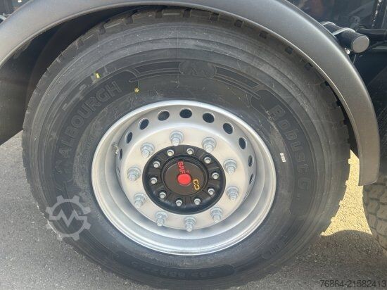 Kipper Auflieger SCHWARZMüLLER STAHLRUNDMULDE 25 M³, LIFTACHSE, ROLLPLANE, HYDR. KLAPPE SOFORT VERFüGBAR