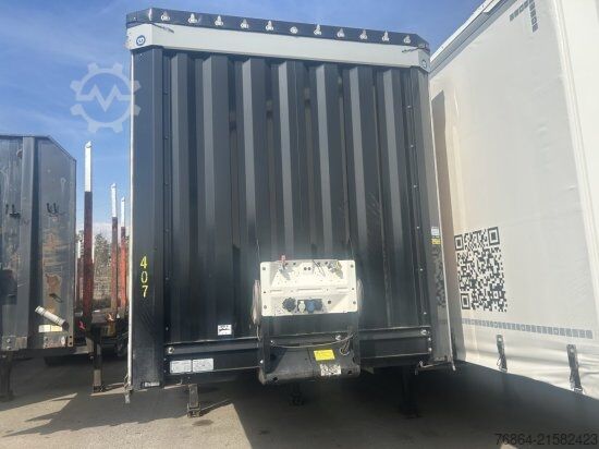 Open semitrailer with tarp KRONE SD PLANENAUFLIEGER LIFTACHSE, KRONE-ACHSE, PALETTENKASTEN, EDSCHA-VERDECK MEHRERE EINHEITEN