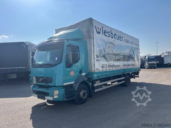 LKW mit Pritsche & Plane VOLVO FL 240 4X2R, PLANE, MANUAL, E4, LADEBORDWAND,