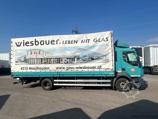 LKW mit Pritsche & Plane VOLVO FL 240 4X2R, PLANE, MANUAL, E4, LADEBORDWAND,