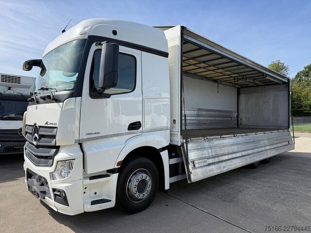 LKW mit Getränkeaufbau MERCEDES-BENZ ACTROS 2545 L Getränkekoffer 8,15 m LBW 2 T*LENK