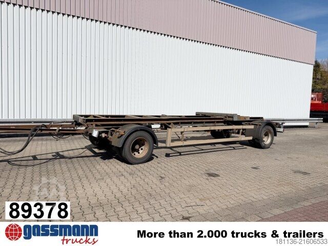 Roll off trailer HKM G18 SZB 5.0 Schlittenabroller