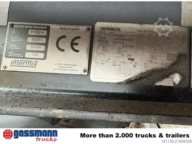 Mobile Betonmischanlage  M225, Intermix Betonmischer ca. 10m³, Liftachse,