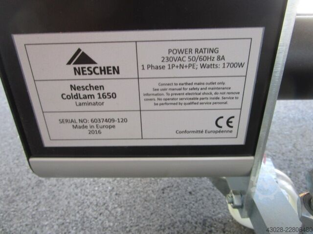 LAMINATOR NESCHEN COLDLAM 1650