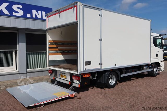 Box body MAN TGL 8.190 Bak+ Dhollandia 1500 kg Slaapcbaine