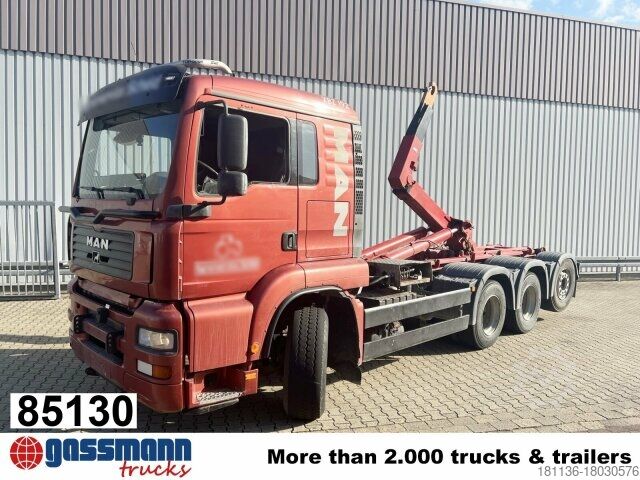 Abrollkipper MAN TGA 25.530 8x4-4 BL, Lift-/Lenkachse