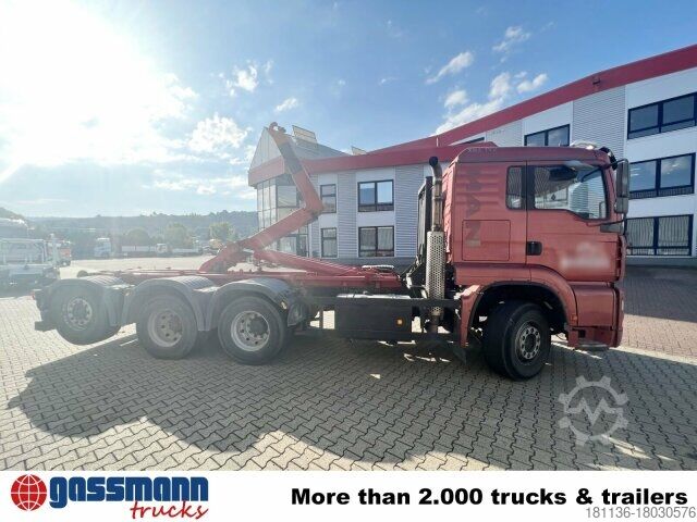 Abrollkipper MAN TGA 25.530 8x4-4 BL, Lift-/Lenkachse