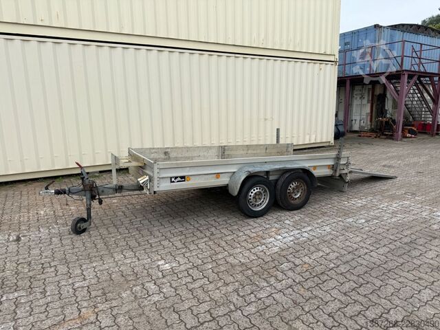 Tieflader Anhänger KOCH Baumaschinenanhänger / Rampen / TÜV April 2027