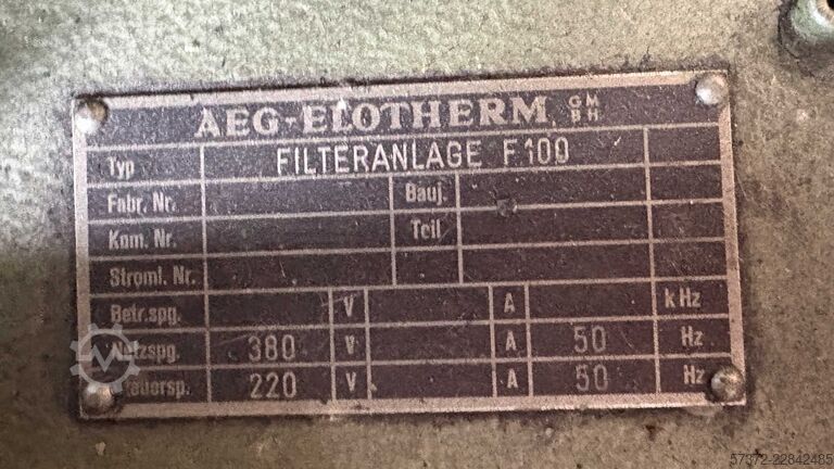 Senkerodiermaschine AEG-Elotherm Elbomat 111 S