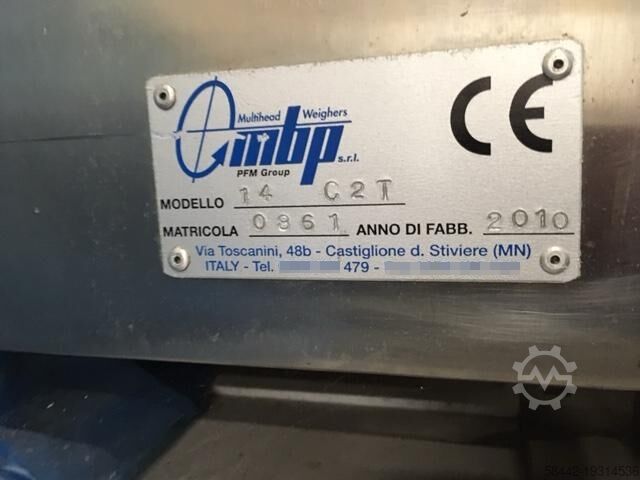 Multihead Weigher MBP 14‑Head C2T