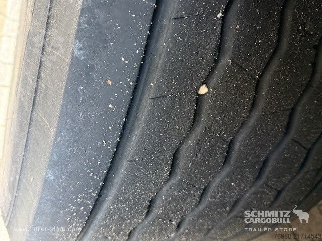 Open semitrailer with tarp Schmitz Cargobull Curtainsider Mega