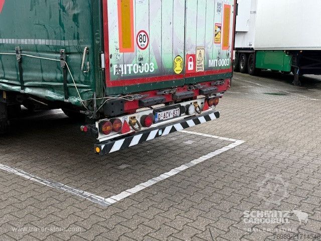 Open semitrailer with tarp Schmitz Cargobull Curtainsider Mega