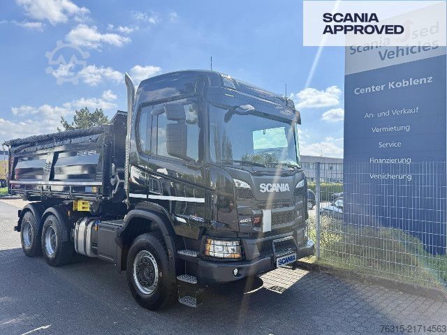 Three-sided tipper truck Scania G460 - 6x4 - MEILLER DSK BORDMATIK - NewTires