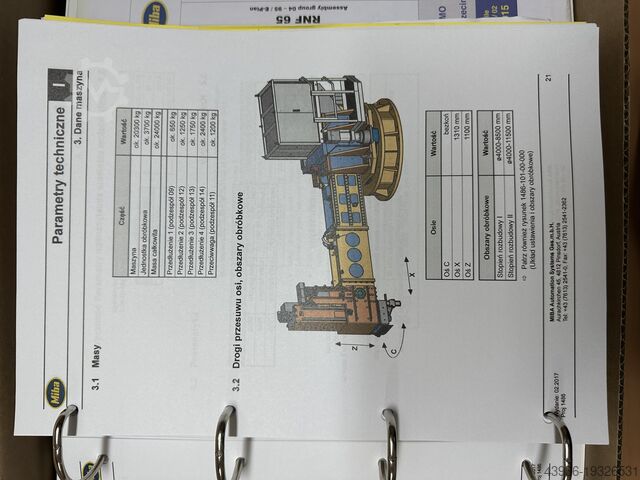 Ausdrehmaschine CAN Machining 8000 mm MIBA RFM 8000