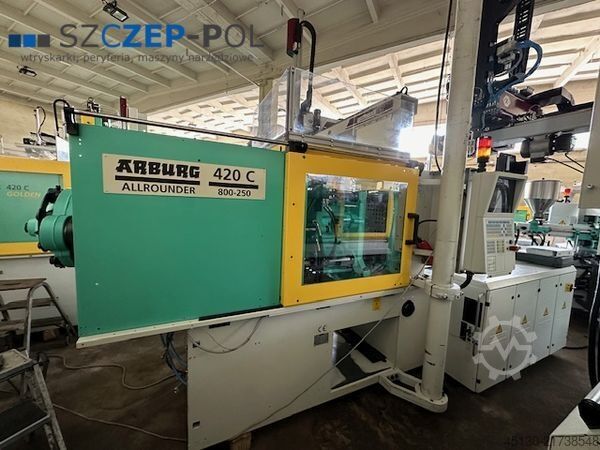 Injection molding machine Arburg 420C 800-250