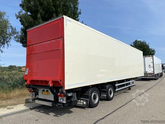 Box body Samro 2-Axle Isobox 12.60x2.50x2.50/2x Steering Axle/NL