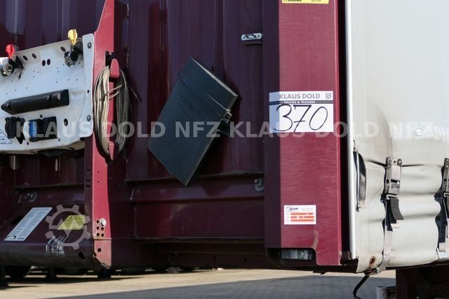 Open semitrailer with tarp KRONE SD Pritsche Plane XL MegaLiner Edscha Bordwände