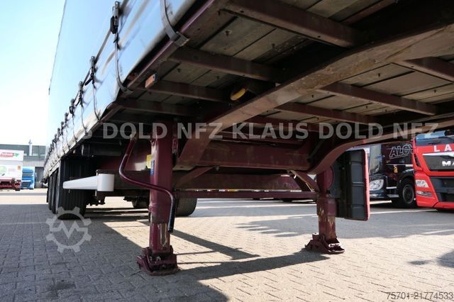 Open semitrailer with tarp KRONE SD Pritsche Plane XL MegaLiner Edscha Bordwände