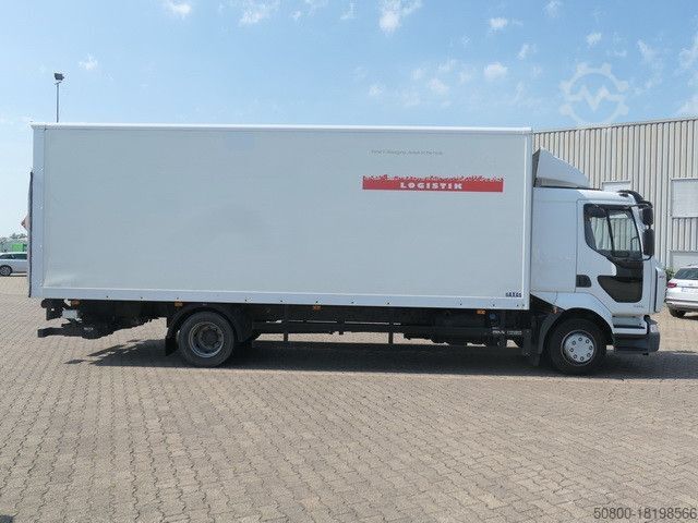 Box truck RENAULT Midlum 220 4x2, 7.100mm lang, LBW, AHK, Luftfed.