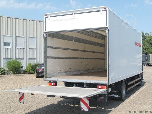 Box truck RENAULT Midlum 220 4x2, 7.100mm lang, LBW, AHK, Luftfed.