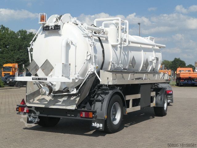 Tanker trailer  Tollense, Schmidt Saugaufbau für Schlamm, 14m³
